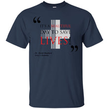 Load image into Gallery viewer, Grey's Anatomy - "It's a beautiful day to save lives!" T-Shirt