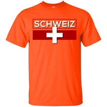 Load image into Gallery viewer, I Love Switzerland, Svizzera Swiss Flag SCHWEIZ Suisse T-shirt T-Shirt