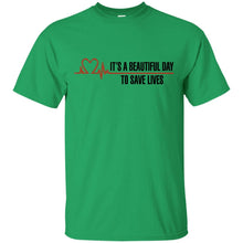 Load image into Gallery viewer, Grey's Anatomy - "It's a beautiful day to save lives!" T-Shirt