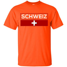 Load image into Gallery viewer, I Love Switzerland, Svizzera Swiss Flag SCHWEIZ Suisse T-shirt T-Shirt