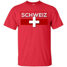 Load image into Gallery viewer, I Love Switzerland, Svizzera Swiss Flag SCHWEIZ Suisse T-shirt T-Shirt