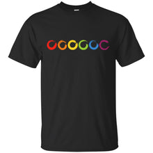 Load image into Gallery viewer, gemalte Kreise aus farbigen Pinselstrichen T-Shirt