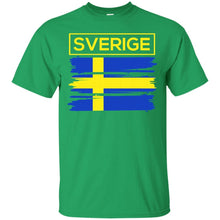 Load image into Gallery viewer, I Love Sweden, Swedish Flag Colors, Sverige Country Gift T-shirt T-Shirt