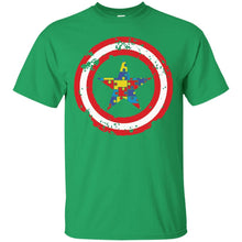 Load image into Gallery viewer, Captain America Autism Awareness T-Shirt