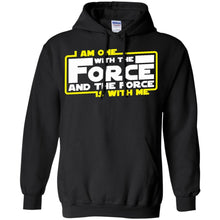 Load image into Gallery viewer, I am one with the force the force is with me T-Shirt
