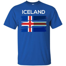 Load image into Gallery viewer, Iceland Pride Patriotic Vintage  Flag T-shirt T-Shirt
