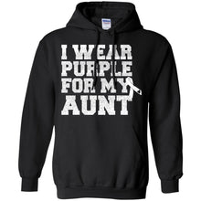 Load image into Gallery viewer, I Wear Purple For My Aunt - Alzheimer's Awareness T-Shirt