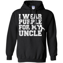 Load image into Gallery viewer, I Wear Purple For My Uncle - Alzheimer's Awareness T-Shirt