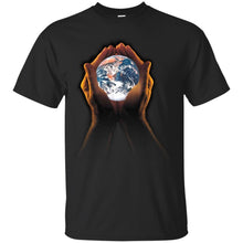 Load image into Gallery viewer, Globe in hands T-Shirt