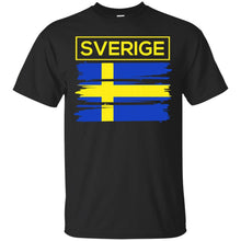 Load image into Gallery viewer, I Love Sweden, Swedish Flag Colors, Sverige Country Gift T-shirt T-Shirt