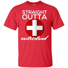 Load image into Gallery viewer, I Love Switzerland, Svizzera Swiss Flag SCHWEIZ Suisse T-shirt T-Shirt