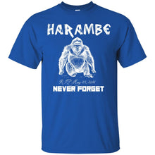 Load image into Gallery viewer, Harambe-Never Forget T-Shirt
