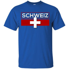 Load image into Gallery viewer, I Love Switzerland, Svizzera Swiss Flag SCHWEIZ Suisse T-shirt T-Shirt