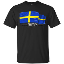 Load image into Gallery viewer, I Love Sweden, Swedish Flag Colors, Pride, Country Gift T-shirt T-Shirt