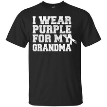 Load image into Gallery viewer, I Wear Purple For My Grandma - Alzheimer's Awareness T-Shirt