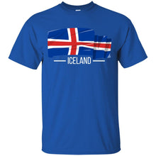 Load image into Gallery viewer, Iceland Pride Patriotic Vintage  Flag T-shirt T-Shirt