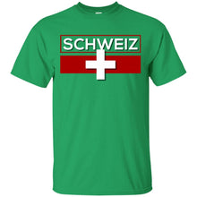 Load image into Gallery viewer, I Love Switzerland, Svizzera Swiss Flag SCHWEIZ Suisse T-shirt T-Shirt