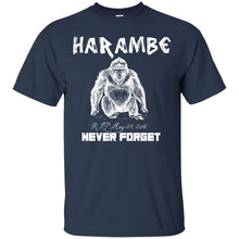 Load image into Gallery viewer, Harambe-Never Forget T-Shirt