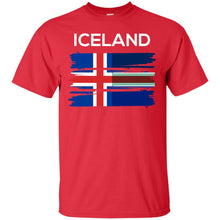 Load image into Gallery viewer, Iceland Pride Patriotic Vintage  Flag T-shirt T-Shirt