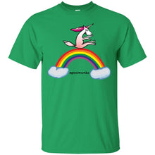 Load image into Gallery viewer, Einhorn auf Regenbogen - Unicorn on rainbow T-Shirt