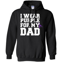 Load image into Gallery viewer, I Wear Purple For My Dad - Alzheimer's Awareness T-Shirt