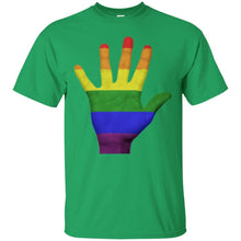 Load image into Gallery viewer, Gay Pride Hand T-Shirt
